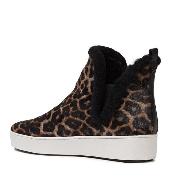 Micheal KORS Ashlyn Leather Slip On Leopard Bootie - Picture 3 of 12